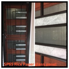 SP65 Rice Paper Glass Panel
