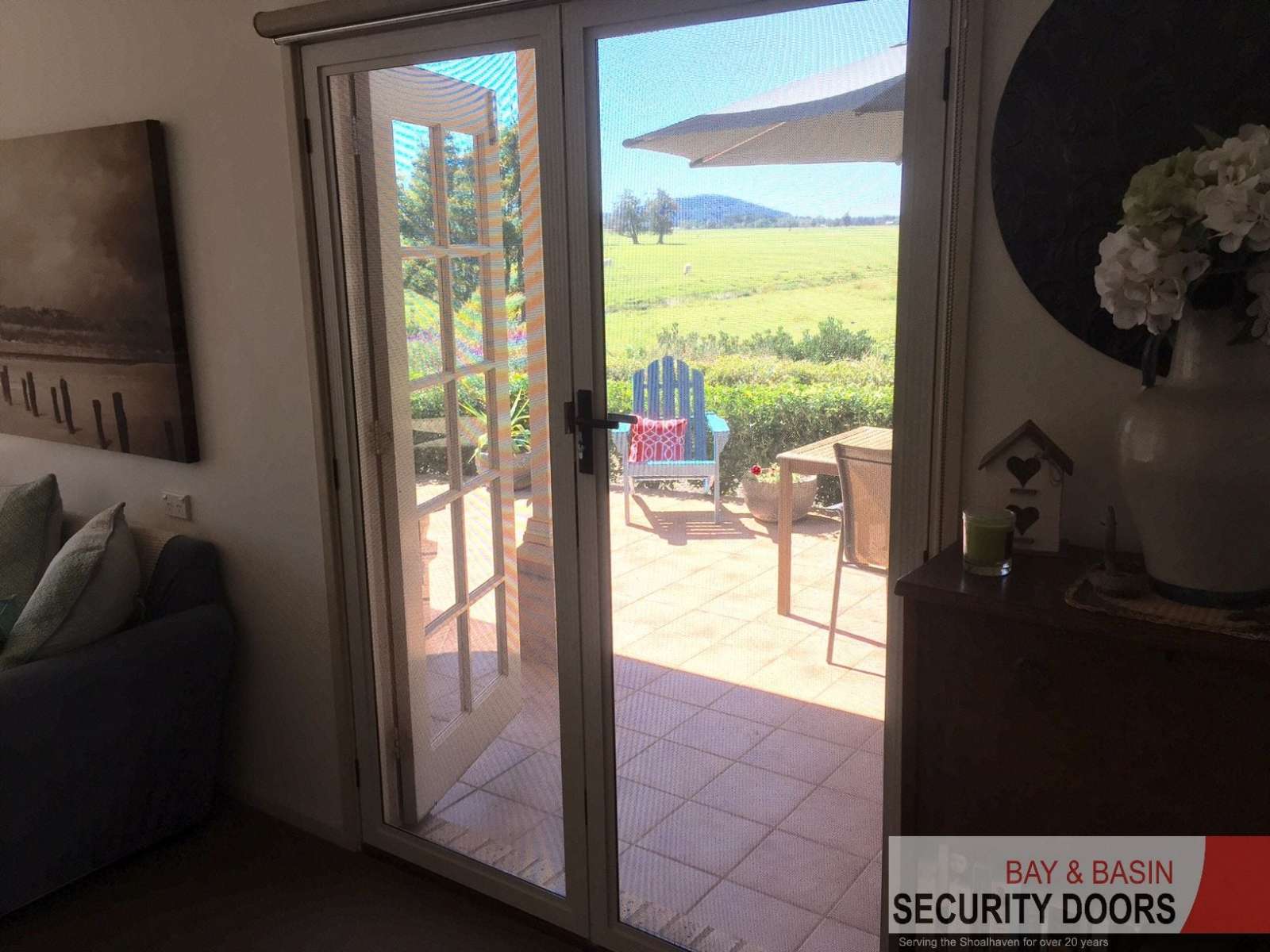 A Secure View with Bay & Basin Security Doors